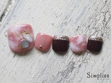 シンプリー ネイルアンドアイラッシュ 祖師谷大蔵店(Simpliee Nail&Eyelash)/フットネイル