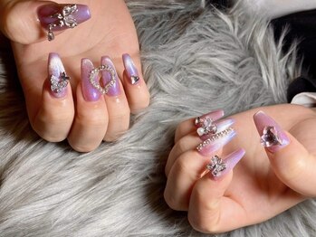 ルビーネイル 太閤通駅店(RUBY NAIL)/10本スカルプフリーデザイン