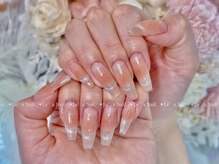 レアネイル 渋谷店(Le’a nail)/チーク☆フレンチネイル