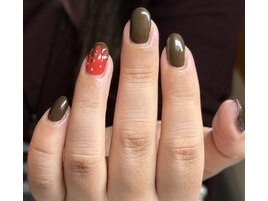 バレンタインチョコレートネイル