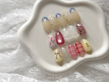 モイ(moi)の写真/最新トレンドを取り入れた幅広いデザインを多数ご準備◎毎日見ても“キュン”とする指先を叶えます♪