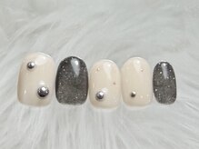 ネイルメゾン 渋谷店(NAIL MAISON)/個性派フラッシュスタッズ￥4500