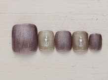 ネイルミックス 札幌駅前店(Nail Mix)/マグネットバイカラ―　4990円