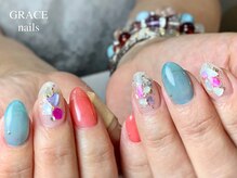 グレース ネイルズ(GRACE nails)/夏ネイル