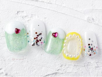 ネイルメゾン 池袋店(NAIL MAISON)/クリアクリームソーダ¥10550