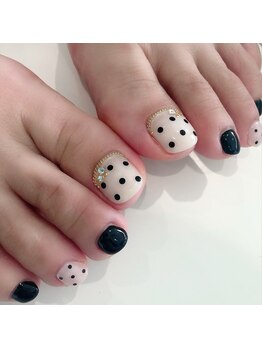 ミント(Mint.)/フットネイル☆ドット