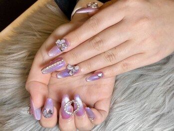 ルビーネイル 太閤通駅店(RUBY NAIL)/10本スカルプフリーデザイン