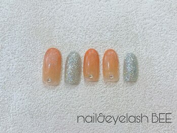 ネイルビー 銀座店(Bee)/8月ハンドネイルデザイン☆