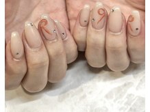 パーミル アイ アンド ネイル クマモト(permille ‰ eye&nail Kumamoto)/リボンネイル