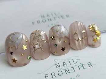 ネイルフロンティア 吉祥寺(NAIL FRONTIER)/F上品ハロウィンフレンチ14980円