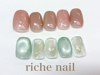 リッシュネイル 新百合ヶ丘店(riche nail)/シンプルアートコース