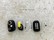 マリー ネイルズアンドラッシュアート モザイクモール港北店(MARIE NAILS & LASH ART)/定額￥6600 スタッズ　0507c