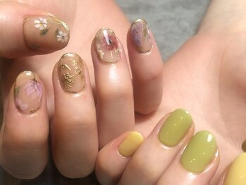 イデアル(ideal)/ジェルデザインフリー5本アート