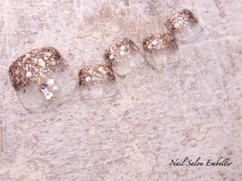 (1468)大人ラメFootネイル