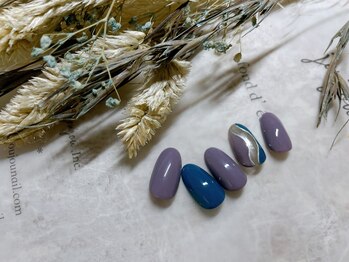 キキネイル 二子玉川(kikinail)/10月定額A ミラーネイル