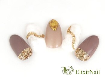 エリクサーネイル 心斎橋(Elixir Nail)/定額aシンプル/クーポン使用