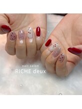 リッシュ ドゥ(RICHE deux)/秋先取りボルドーネイル