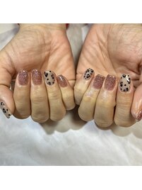 ニュアンスレオパードネイル