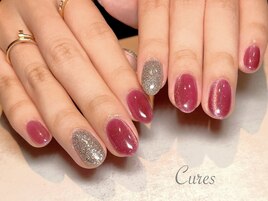 クリアっぽい赤のマグネット