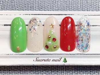 スエルテ ネイルサロン 北千住店/ポップクリスマス ¥8000