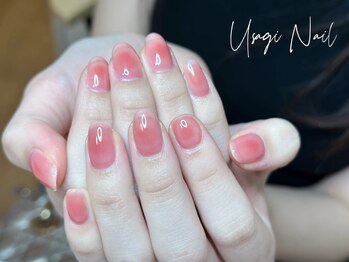 ウサギネイル 新大久保店(usagi nail)/マグネットフレンチ秋可愛い