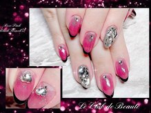 ル クラブ ド ボーテ 練馬/ローズピンクとブラックフレンチ