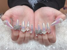 レアネイル 新宿(le'a nail)/うるうるオーロラネイル