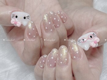 トゥデイネイル(Today.Nail)/キティーちゃん/ワンホンネイル