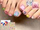 ヌル ネイル 堀江(NURU NAIL HORIE)の写真/フットバス付きで大人気◎ふとした時に見えるフットネイルで気分UP♪豊富なカラーとデザインをご用意☆