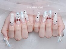ピオミエルネイル 新宿(pio miel nail)/ちゅるんチェリーネイル
