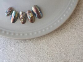 個性派　ニュアンスネイル