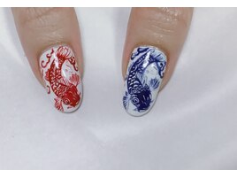 手描きアートネイル