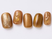 アイ ネイルズ 天神店(I nails)/オレンジゴールド¥8300