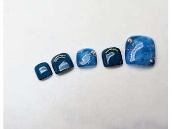 サカスネイル(sacasu.nail)/フットアートコース/ニュアンス