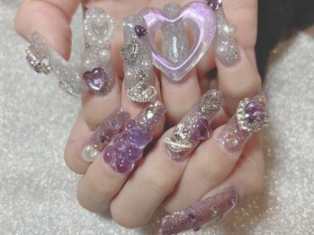 キャッツアイ東京 新宿店(Cat's eye TOKYO)/ゴテゴテネイル