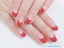 シンプルフレンチネイル