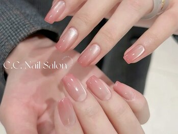 シーシーネイルサロン 池袋(C.C.Nail salon)/マグネット+カラグラデーション