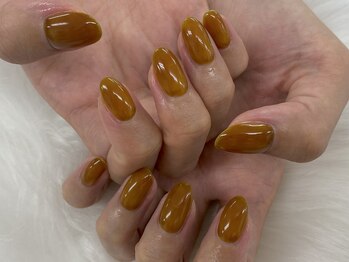 ディーネイル 池袋(D-nail)/【山崎】秋ワンカラーネイル