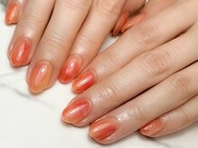 スリーネイル(3sT.Nail)/オレンジニュアンスネイル