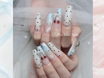 ピオミエルネイル 新宿(pio miel nail)/ちゅるんチェリーネイル