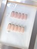 ☆人気No.3メニュー☆ ベースカラー付きガラスフレンチ ¥7,150