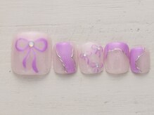 ネイルミックス 札幌駅前店(Nail Mix)/ひらひらリボンネイル　5990円