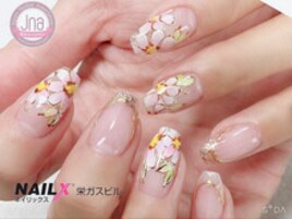 フラワーネイル/ニュアンス