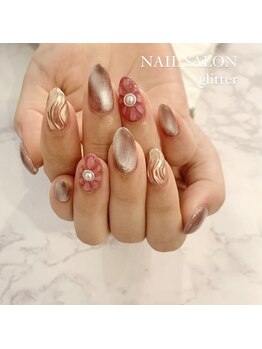 ネイルサロン グリッター(NAIL SALON glitter)/定額デザインネイル