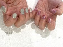 ミンクスプラス ネイル(MINX plus)/ちぐはぐ　basic×magnet