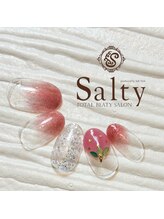 ネイルアンドアイラッシュサロン ソルティ 寺田町(salty)/いちごネイル