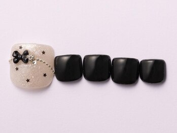 ジェミーネイル エビス(Jemiy nail ebisu)/星ドットリボンチェーン9480yen