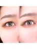 新感覚【眉毛×マツパ】まつ毛がNOBIRUまつげパーマ×NOBIRUまゆげwax→12800
