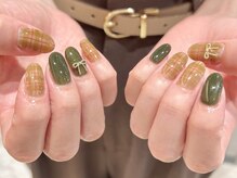 サイン(sin.)/チェック×リボン