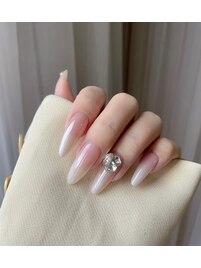 ワンホンっぽいネイル